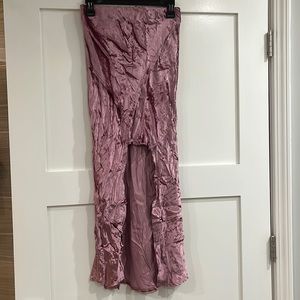 Free People Long Rayon Skirt Pink X-Small